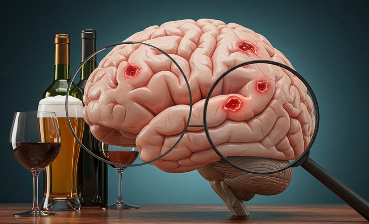 Alkohol und seine Wirkung auf das Gehirn