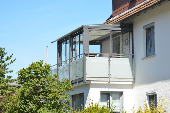 Balkon-Verglasung