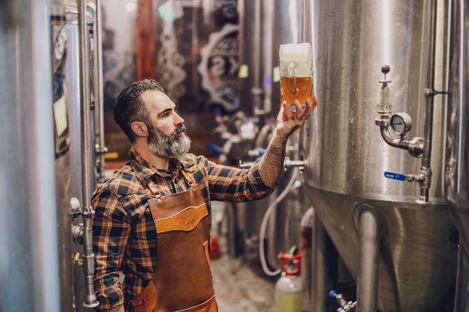 Bierproduktion im Jahr 2024 rückläufig