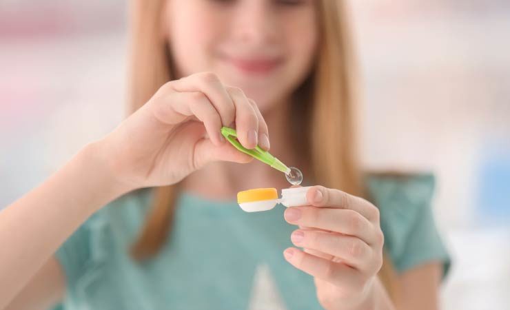 Bifokale Kontaktlinsen für Kinder