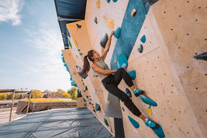 Bouldern im Freien