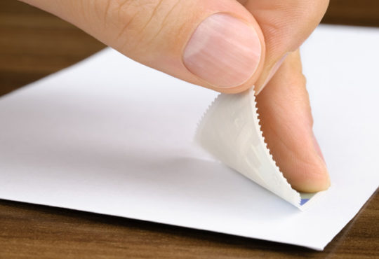 Briefmarke per App