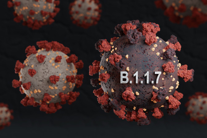 Coronavirus B.1.1.7-Variante