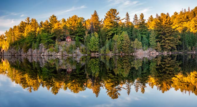 Die Farben des Herbstes in Ontario