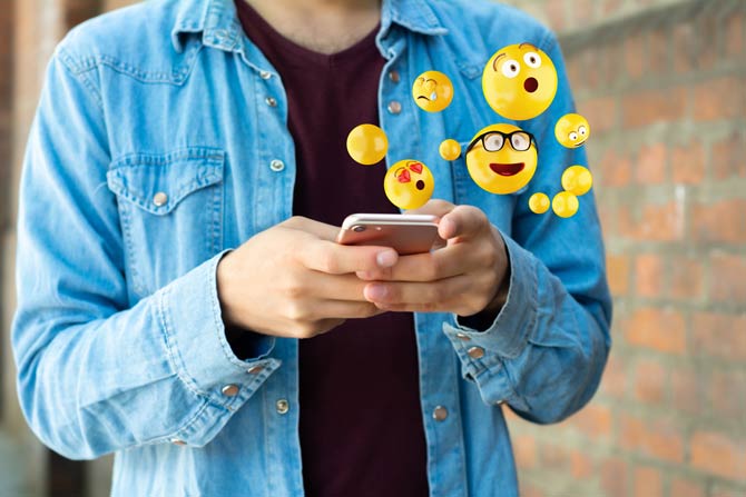 Emojis mit klar verständlicher Botschaft