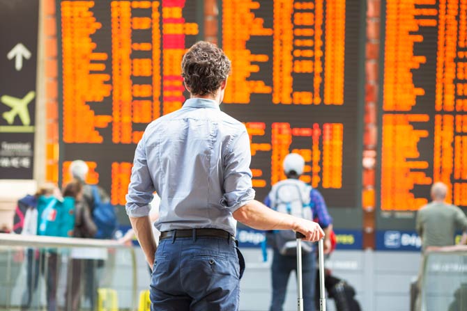 Abfluggate am Flughafen doppelt prüfen