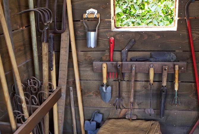 Gartenhäuser zur Lagerung von Gartenwerkzeugen