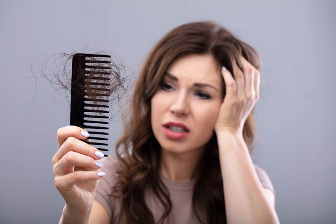 Haarverlust nach Stress