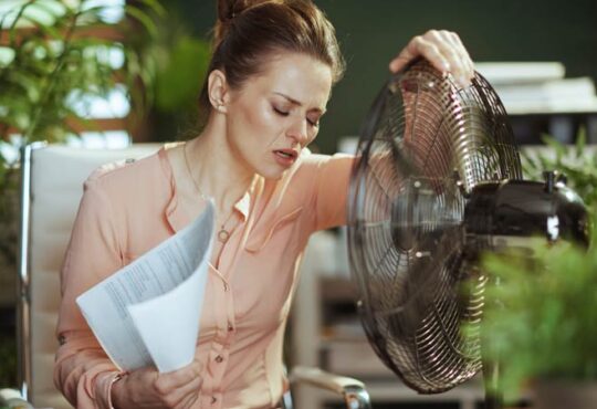 Hohe Temperaturen am Arbeitsplatz