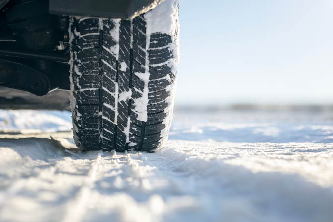 Im Winter besteht keine Winterreifenpflicht