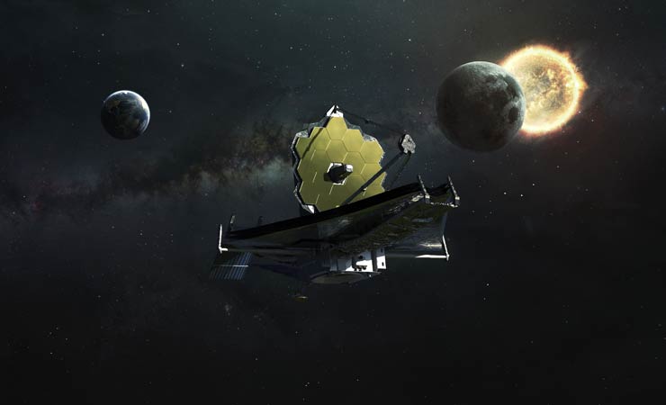James Webb Space Telescope fliegt ins All