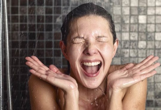 Kalte Dusche vor dem Schlafengehen