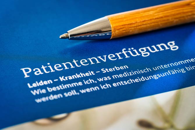 Konkrete Anweisungen Patientenverfuegung