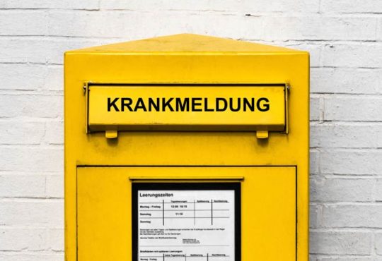 Krankmeldung