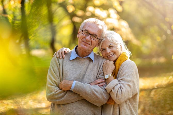 Menschen im hohen Alter noch gesund und fit