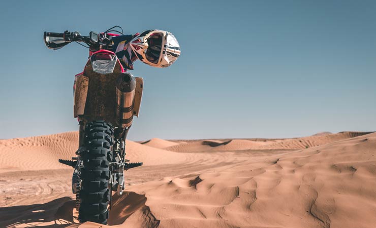 Motorradtour durch die Sahara