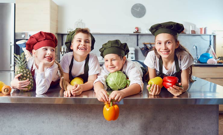 Obst und Gemüse für Kinder