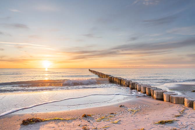 Ostseeküste ist ideal für Pärchenurlaub