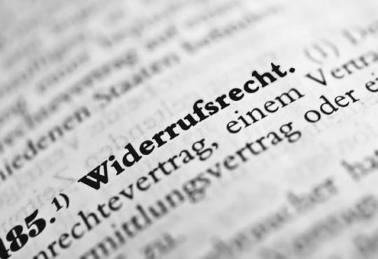 Rückgabe- und Widerrufsrecht