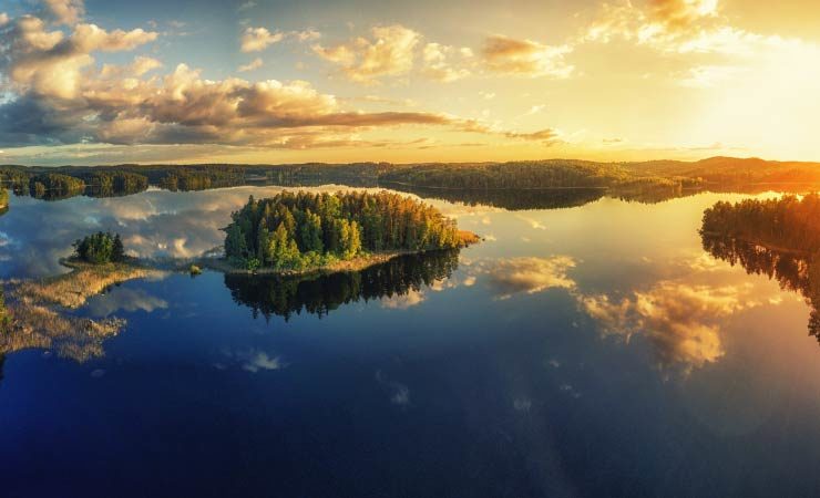 Schwedens beeindruckende Seenlandschaft