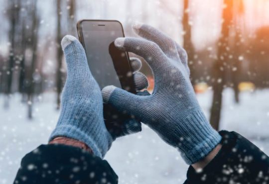 Smartphone und Minusgrade