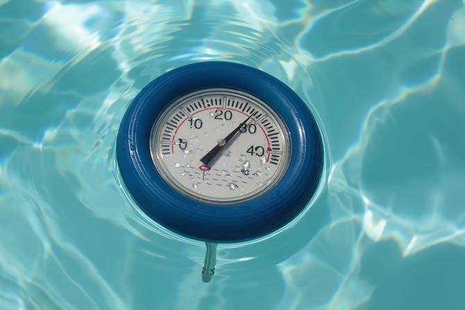 Temperatur im Pool