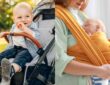 Trage oder Kinderwagen