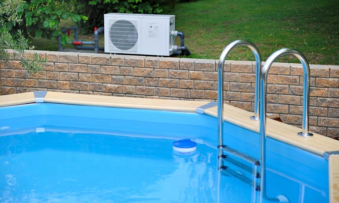 Heat pumps for pool heating